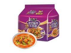 康师傅老坛酸菜牛肉面五连包，到手仅14.6元速来抢！
