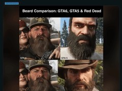 GTA6角色毛发渲染引热议：对比GTA5与大镖客2的拟真度之争
