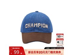 Champion冠军蓝棒球帽，到手低至72元！
