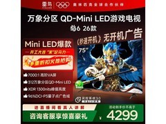 雷鸟鹤6 75R69A电视享国补低至3449元