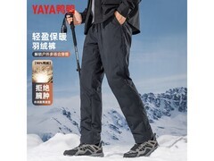 鸭鸭男士羽绒裤直筒款