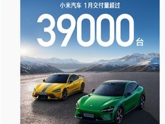 小米汽车2026年1月交付3.9万台，全新SU7预售破10万单，4月上市