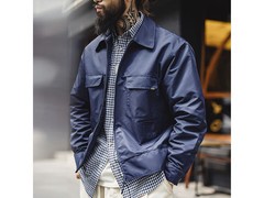 马登男士刺绣夹克京东5折促销，到手104元