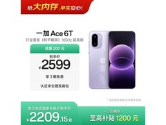 京东一加Ace 6T 12+256G电光紫手机促销