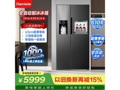 Damiele全自动制冰对开门冰箱