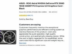 百思买将华硕ROG夜神RTX 5080标价2099美元，首超RTX 5090官方售价
