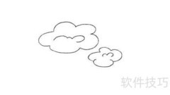 白云朵朵绘画技巧