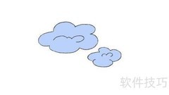 白云朵朵绘画技巧