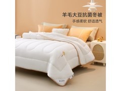 百丽丝羊毛大豆被半价139元