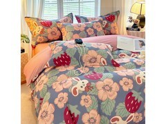 索隆加厚秋冬磨毛四件套低至129元