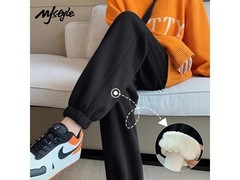 MJ STYLE女士冬季加绒束脚裤5折促销
