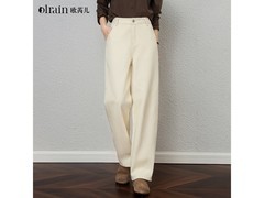 OLRAIN秋季阔腿直筒裤，京东5折仅135元