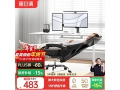 黑白调P4 Pro人体工学椅耀黑款