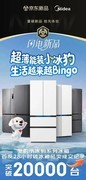 闪电新品美的小冰狗冰箱京东首发破纪录，开售28小时销量破20000台