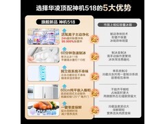华凌神机518L法式冰箱直降1539元