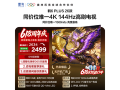 雷鸟鹤6 Plus 55英寸4K电视直降