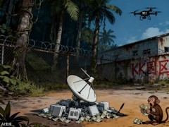 缅甸清剿电诈园区查获30套星链设备