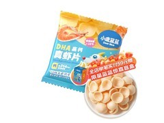 小鹿蓝蓝12g DHA高钙鲜虾片，9.9元便携装速囤！