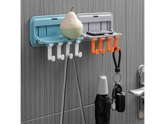 欧丽雅灰橘壁挂置物架9.9元