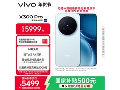 vivo X300 Pro自在蓝16+512G低至4048元