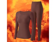 宜而爽女款无痕10A抑菌保暖内衣