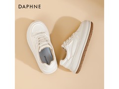 达芙妮厚底小白鞋，券后89.9元速抢