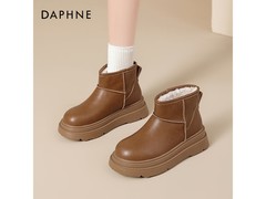 达芙妮加绒厚底雪地靴女