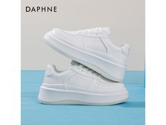 达芙妮厚底小白鞋女款69.9元
