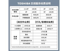 东芝3匹新1级变频空调