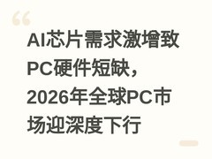 AI芯片需求激增致PC硬件短缺，2026年全球PC市场迎深度下行