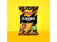 乐事大波浪碳烤五花肉味薯片，满减优惠到手仅4.99元