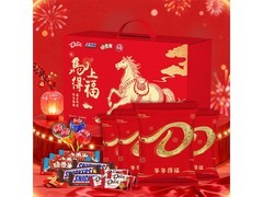 德芙394g混装年货礼盒，原价99.9，满减后79.9！