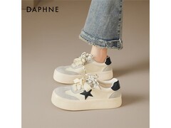 达芙妮米灰板鞋71.96元