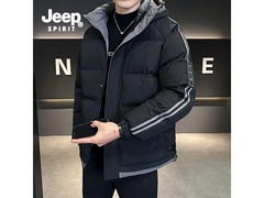 JEEP SPIRIT男士连帽棉服45.1元抢