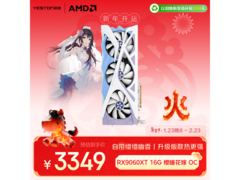 盈通RX 9060 XT樱瞳花嫁显卡