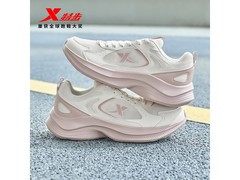 特步女子秋季粉色网面跑鞋特价来袭！