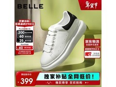 百丽厚底小白鞋女Z2U1DCM5