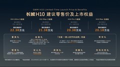 10系产品力6系的价格，长城H10上市即爆火