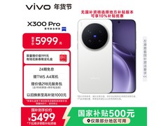 vivo X300 Pro 5G 手机低至 5269.01 元