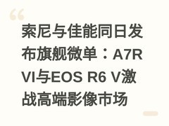 索尼与佳能同日发布旗舰微单：A7R VI与EOS R6 V激战高端影像市场