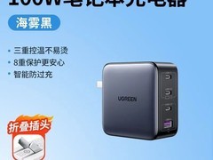 绿联140W氮化镓充电器80.99元