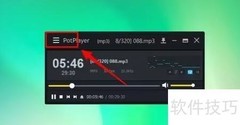 PotPlayer托盘图标显示方法