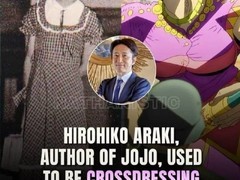 荒木飞吕彦1976年高中女装照曝光，引发对JOJO角色美学源头的热议
