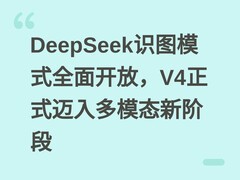 DeepSeek识图模式全面开放，V4正式迈入多模态新阶段