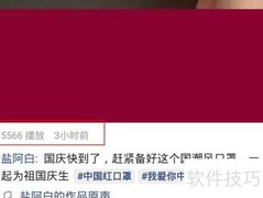 快手视频播放量查看方法