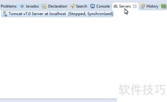 Eclipse中打开Servers窗口方法