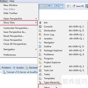 Eclipse中打开Servers窗口方法