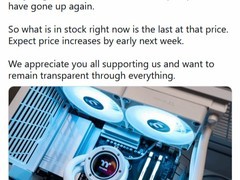 PowerGPU宣布SSD及内存等硬件全线涨价，DRAM价格或翻倍