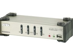 高效管控升级！ATEN宏正CS1734B 4端口KVMP多电脑切换器