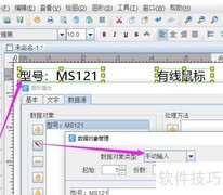 条码软件批量打印鼠标标签
